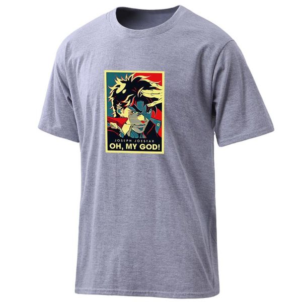 

мужские jojo bizarre adventure 100% хлопок футболки 2020 мода харадзюк одежда o-шея мужской summer tee рубашки повседневный ретро homme, White;black
