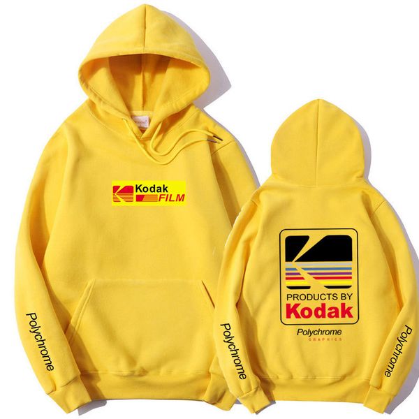 

kodak men's fashion winter thick cotton pullover hooded harajuku streetwear xxxtentacion sweatshirts men's 3d hoodies, Black