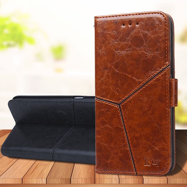 

for samsung galaxy m40 m30 m30s m60s m0 m10s m10 luxury retro geometric splicing flip leather phone case card slot stand cover