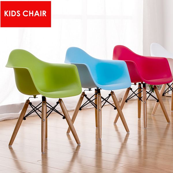 

modern design kids chair children wooden base baby arm wood leg chair fashion kids play toy dining armchair dining chair-2 pcs