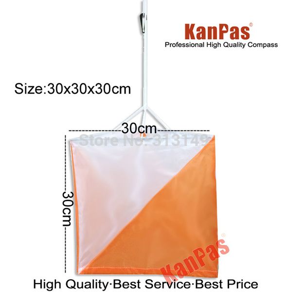 

kanpas orienteering marker flag/control flag/control marker/ , 10pcs/lot ,30*30cm / bandana gift