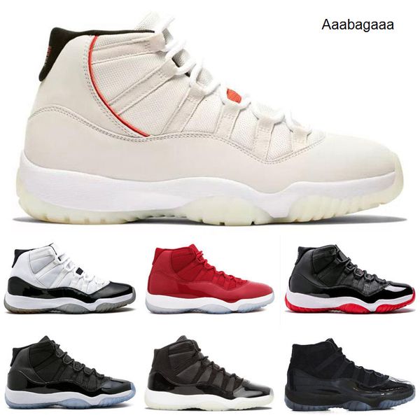 

высокое качество 11 space jam bred concord баскетбольная обувь ретро мужчины женщины 11s тренажерный зал красный полночь темно-синий гамма 7
