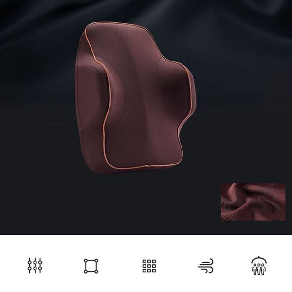 

pillow back cushion 1pcs lumbar support with memory foam posture corrector for back support and pain relief