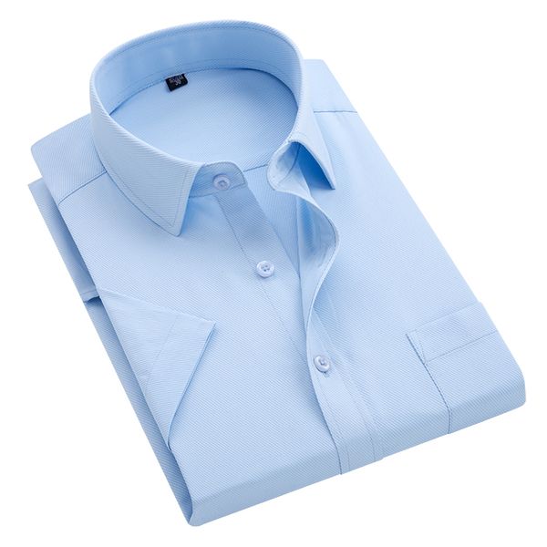 

business shirt men's short sleeve 2019 twill professional tooling shirt men's official wild classic short sleeve men, White;black
