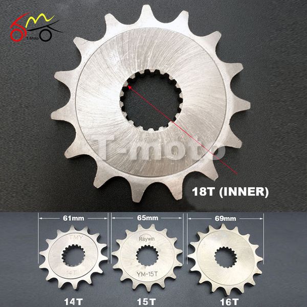 

14 15 16 tooth sprocket for gs125 gn25 scooter dirt pit bike atv quad go kart moped buggy motorcycle