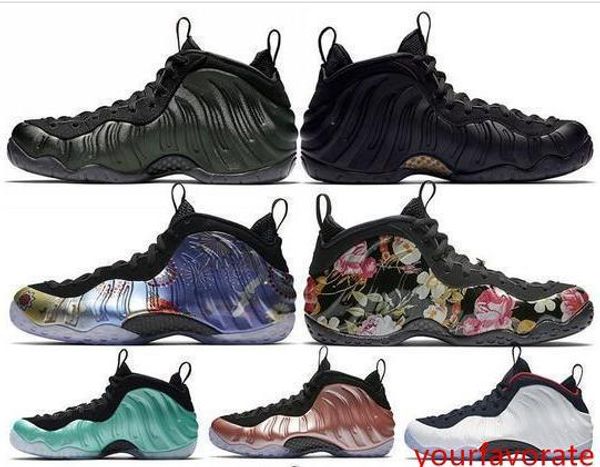 

2019 penny hardaway mens basketball shoes alternate galaxy legion green eggplant maroon foams athletic sport sneakers us 7-13