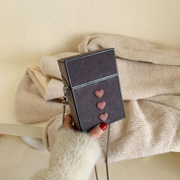 

lady sweet heart small box design 2019 flap women crossbody bag female shoulderbag bolsa sac #2296