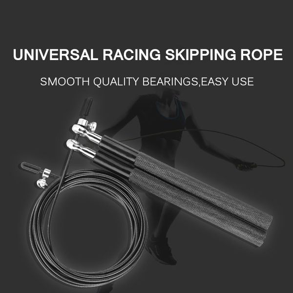 

steel wire skipping rope adjustable professional speed jump rope speed jumping boxing gym home fitness muscle lose weight tool