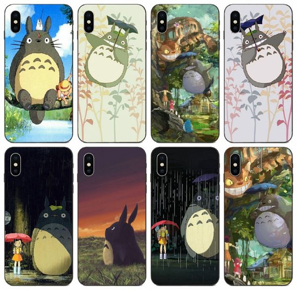 

[tongtrade] my neighbor arriving totoro outing anime case for apple iphone 11 pro x xs max 8s 7s 6s 5 samsung j2 huawei p30 motorola g5 case