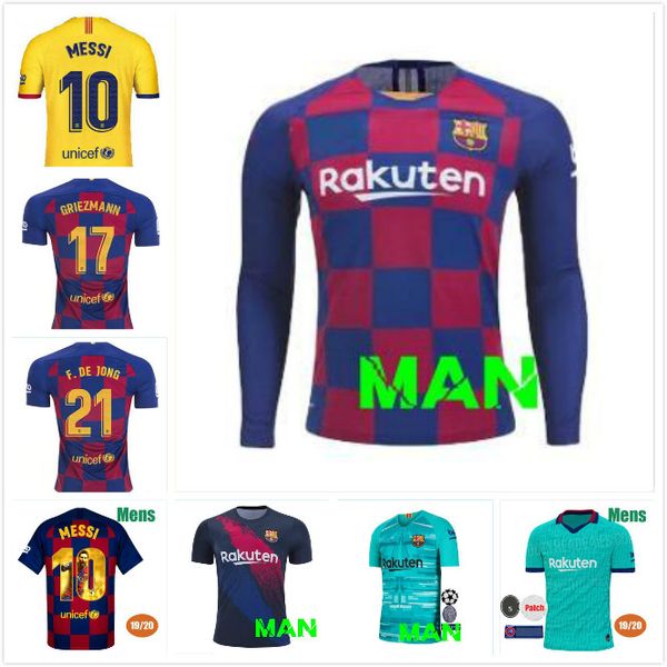 

19 20 barcelona occer jer ey f de jong 2019 2020 griezmann barca men uniform kid kit women me i football hirt uarez an u fati jer e