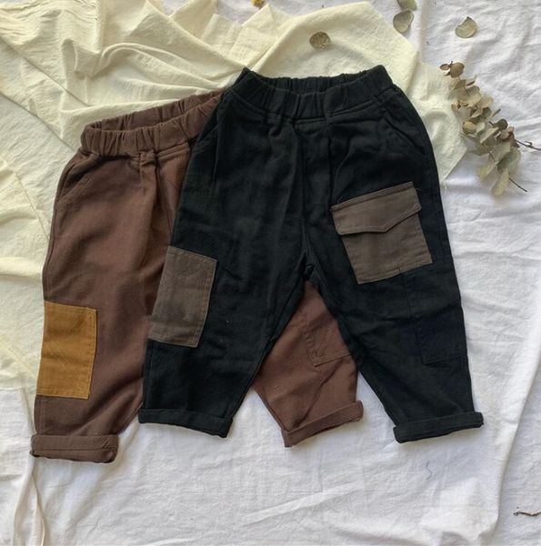 

2019 selling boys harem pants autumn fashion cotton kids pants 2-7t pz226, Blue