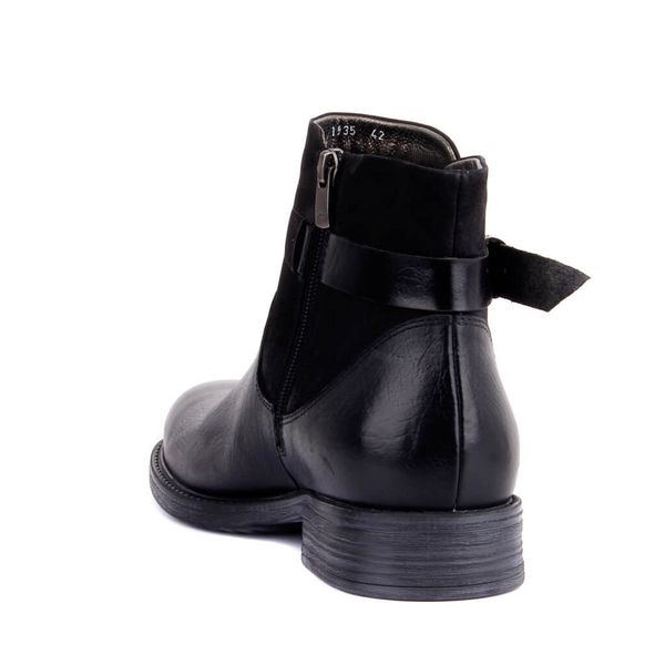 

sail-lakers black nubuck leather zipper male boots