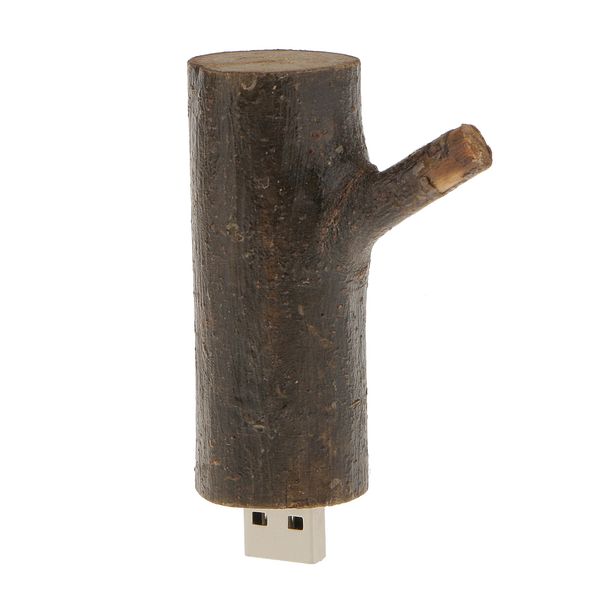

32gb wood stump usb 2.0 memory stick flash pen drive u disk
