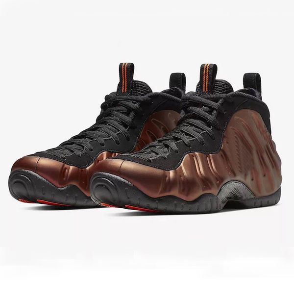 

2019 foam one pro mens basketball shoes penny hardaway tan galaxy 2.0 metallic gold floral eggplant foams 1 sports sneakers baskets size7-13