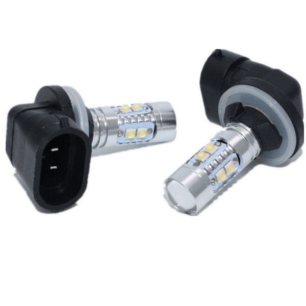 

2pc super white 10-smd 50w 880 881 889 h27 led replacement bulbs for car fog lights drl lamps 12v car led exterior