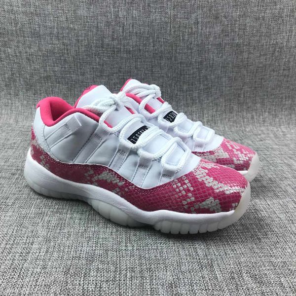 

new 2020 11 11 low wmns pink snakeskin women basketball shoes 11s xi sports sneakers outdoor trainers size 36-40