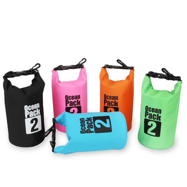 

2l hitorhike ultralight swimming bag dry outdoor nylon kayaking river storage drifting pvc waterproof rafting bag dry