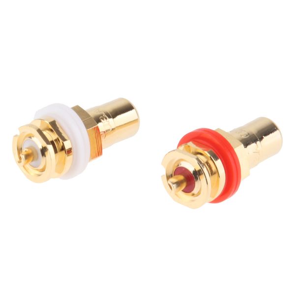 

пара rca female jack panel mount шасси