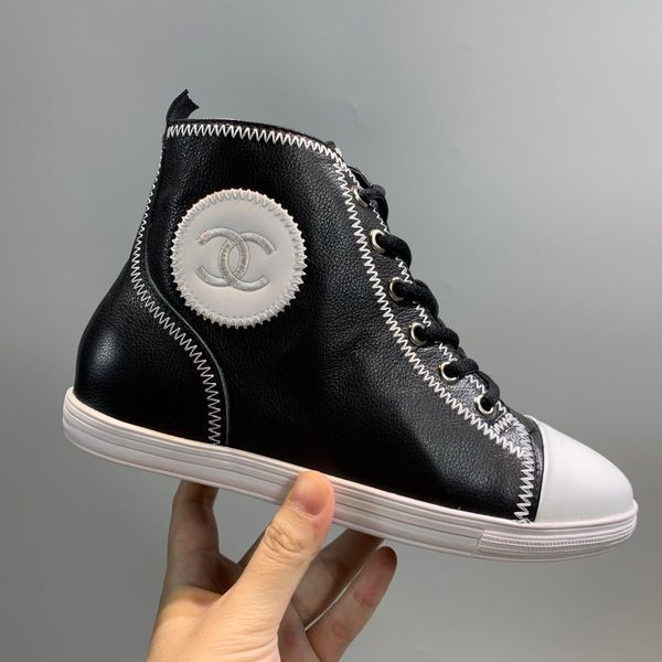 

luxury designers women sneaker casual shoes high real leather sneakers white black shoe walking sports trainers ing