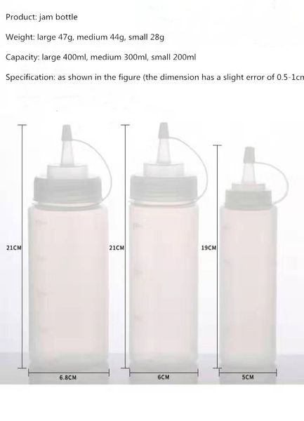 

plastic jam bottle salad seasoning bottle jam bottle