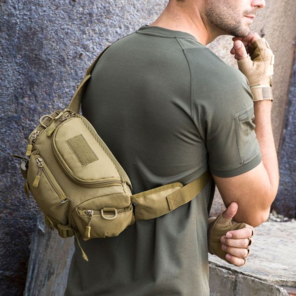 

sinairsoft multifunction tactical waist bag camouflage dual-use bag outdoor riding sports climbing messenger rs0302