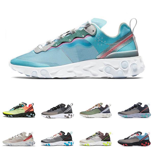 

react element 87 55 running shoes for men women black red anthracit royal tint fashion mens trainers lightweight sports sneakers