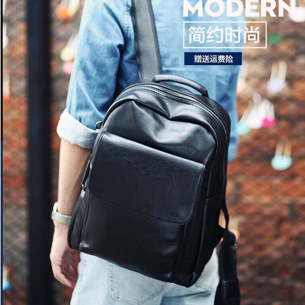 

новая мода мужская сумка простой рюкзак бизнес тренд рюкзак student travel bag