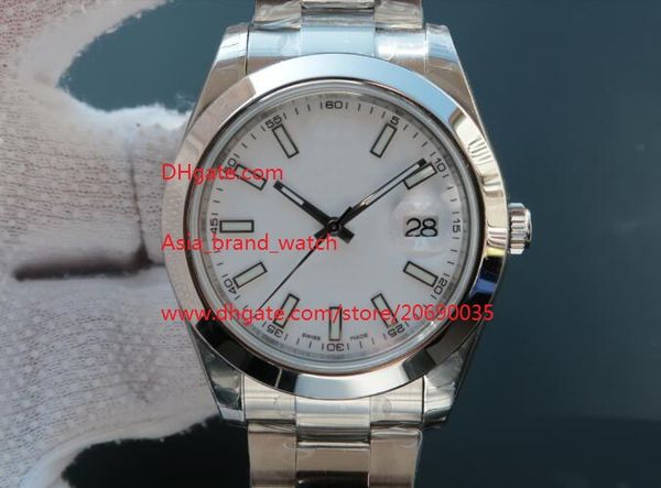 

factory supplier wristwatches new 41mm steel 126333 asia 2813 movement automatic mens men's watch watches, Slivery;brown