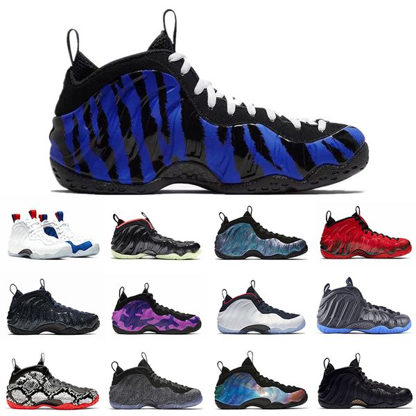 

2019 penny hardaway mens basketball shoes cny floral fleece habanero red sequoia eggplant rust pink foam sports sneakers 7-13 ing, White;red