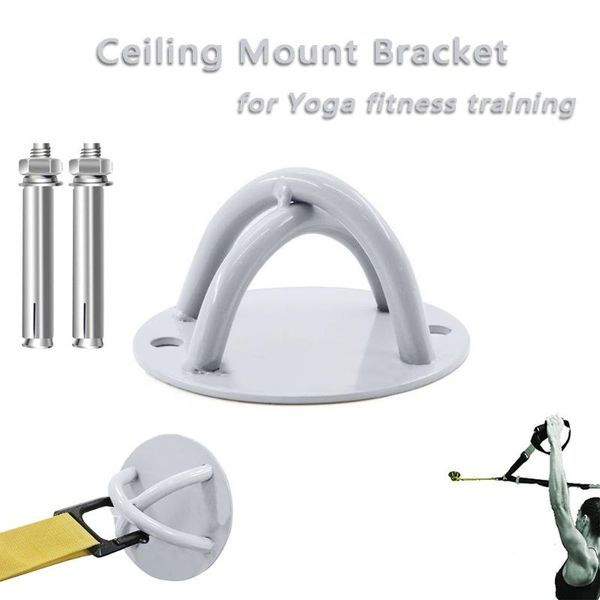 

yoga swing wall and ceiling mount bracket for suspension straps olympic rings weight strength training boxing equipment30