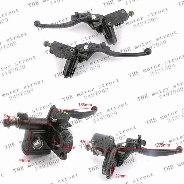 

1 inch 25mm left right universal motorcycle brake master motorbike cylinder hydraulic pump clutch lever