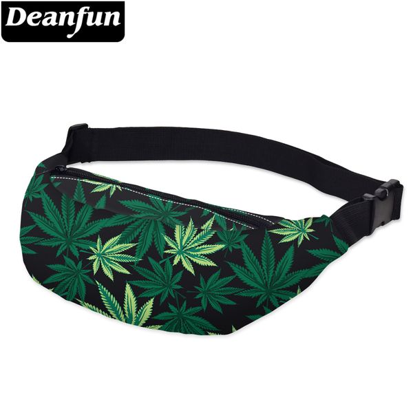 

deanfun 3d printing waist bags leaves fashion fanny pack for women travelling yb7