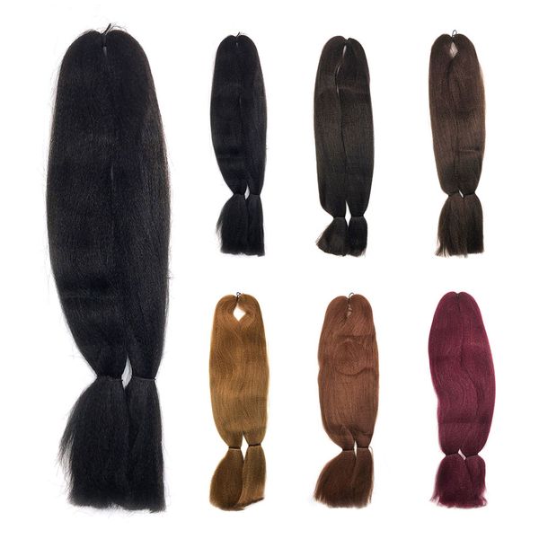 2019 Stock In Usa Braid Yaki Perm Hair Extensions 48 Inch