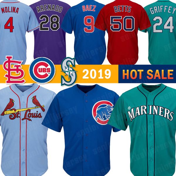 

4 yadier molina t loui jer ey 24 ken griffey jr eattle ba eball jer ey 28 nolan arenado 13 acuna jr 2 bregman 9 baez
