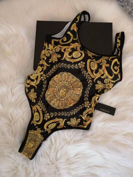 

2019 vsc04 the designer fashion swimwear bikini for women letter swimsuit bandage bathing suits one-piece swimsuits, White;black