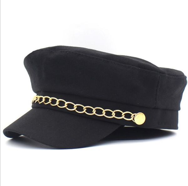

autumn fashion cotton women hat british style warm retro newsboy caps octagonal cap female visor caps, Blue;gray