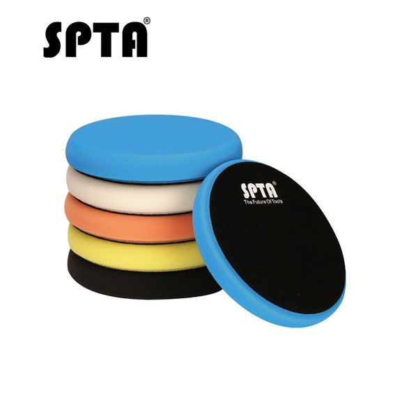 

spta car polishing pad 5 inch 125mm sponge buffing waxing foam car polish buffer drill wheels for polisher removes scratches