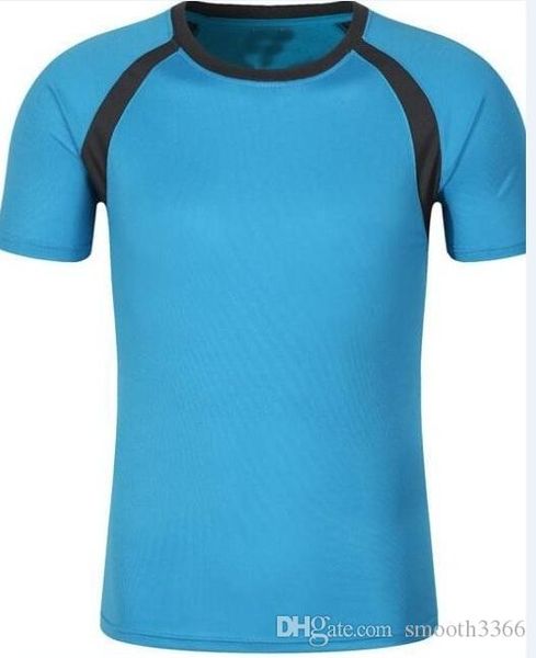 

1028 men's tight clothes running short-sleeved quick-drying t-shirt, Black;blue