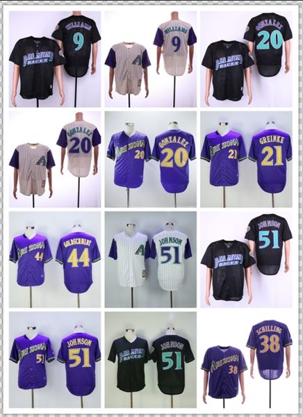 

Diamondback 51 john on 38 chilling jer ey gray purple white black vintage retro ba eball jer ey hirt titched