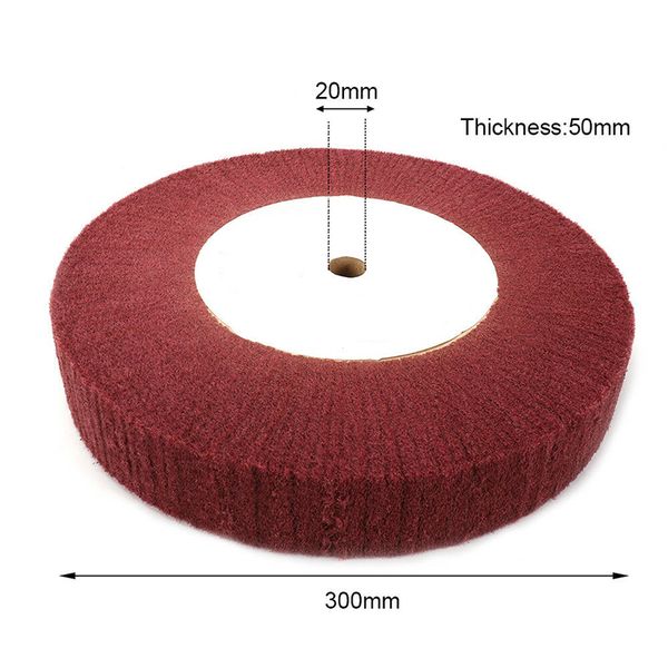 

sourcing pad abrasive flap grinding polishing wheel non-woven bore 320 grit tool