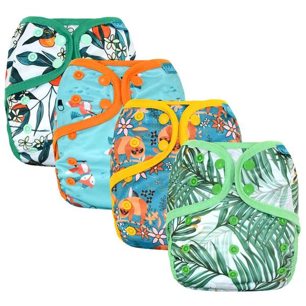 

baby cloth diaper cover with or without bamboo insert,waterproof breathable s m& l adjustable,fit 5-15kg baby