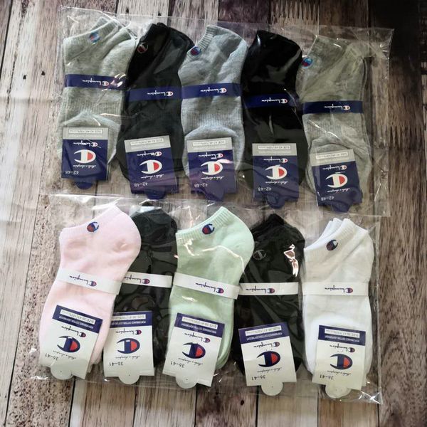 

new men women boat socks champion shallow mouth thin cotton comfortable breathable outdoor sport couple ankle socks mixed colors, Pink;yellow