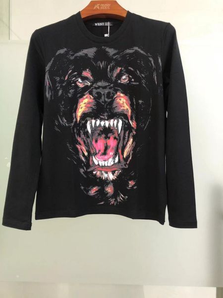 

осень конструктора mens женщин свитер толстовки 3d ротвейлер печать мода одежда мужские футболки размер толстовки высокое качество s-xxl, White;black