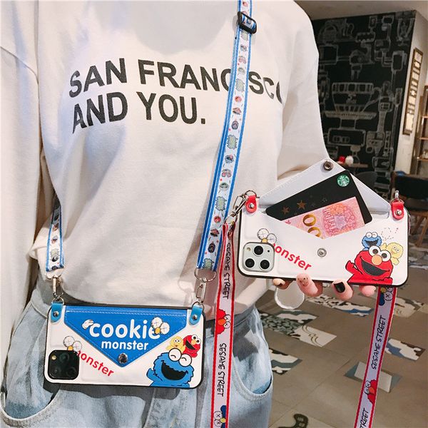 

2020 new for iphone 11 pro max case wonen luxury designer phone bags for iphone xr xs 8 7 6splus cases cute cartoon