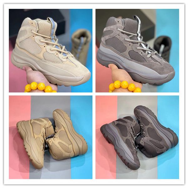 

с коробкой kanye west rock oil desert boot соль приходит румяна утилита черный супер луна желтый мужчины кроссовки на открытом воздухе обувь