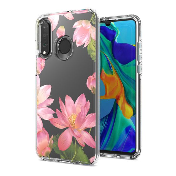 

hard pc+soft tpu transparent clear case huawei p30 pro p smart z y9 prime 2019 back cover shockproof
