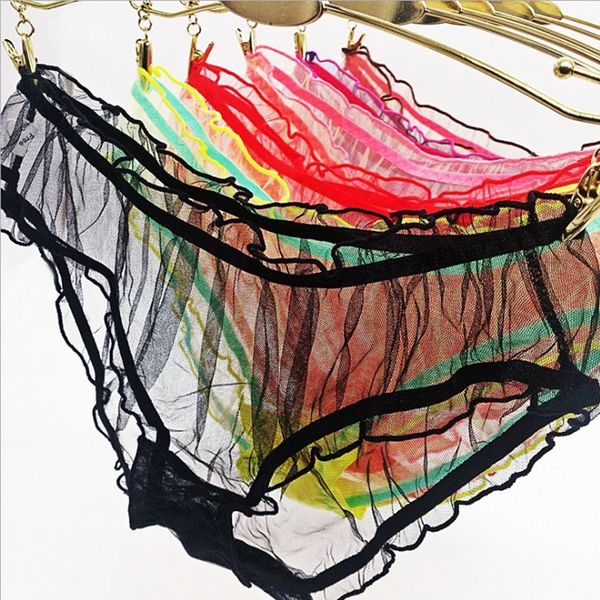 

lnrrabc 13colors кружева ультра-тонкий прозрачный женские трусы стринги bragas culotte femme для женщин эротика sexy girls lingerie, Black;pink