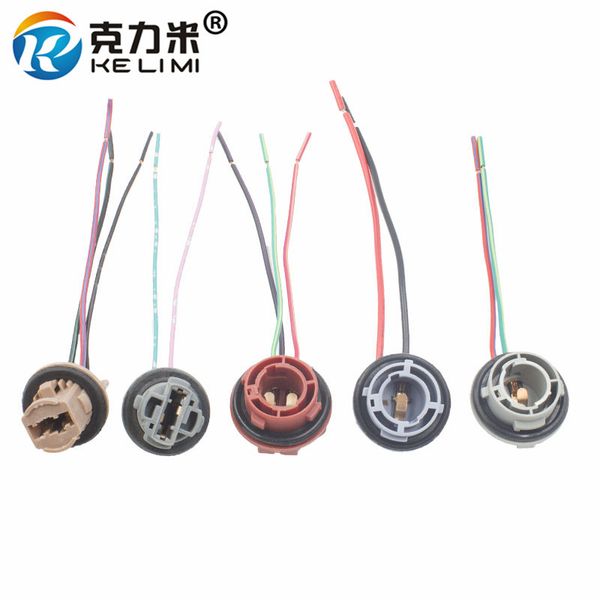 

ke li mi 10x p21w 1156 1157 ba15s bay15d bau15s 7440 7443 t20 s25 female plug extension cable wire harness socket wiring pigtail