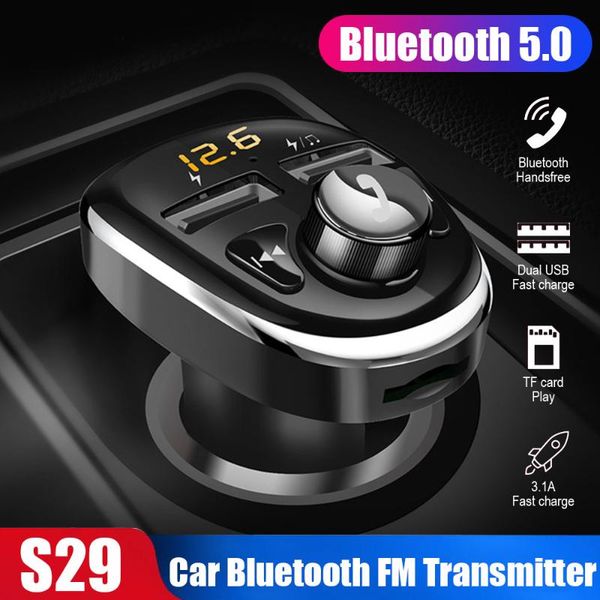 

vehemo универсальный автомобильный mp3 плеер аудио громкая связь монитор напряжения fm bluetooth двойной usb громкой связи приемник tf карта