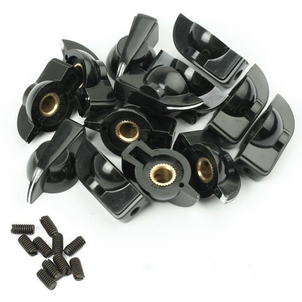 

naomi 12pcs chicken head knob amp replacement parts: vox, tolex etc